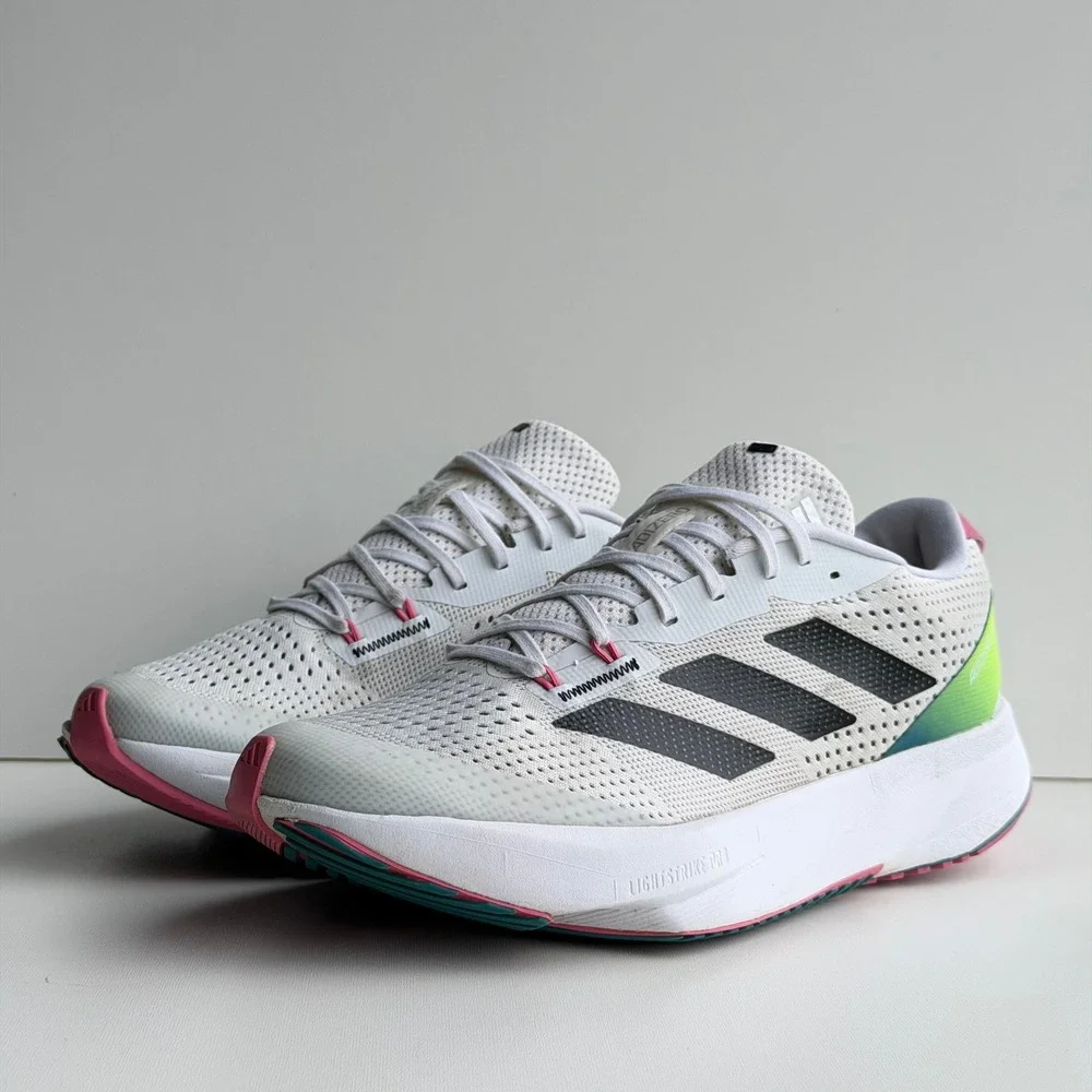 adidas Adizero SL Running Shoes Womens 8.5 White Lucid Pink Lightstrike Pro